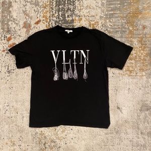 Valentino Logo Black T-Shirt